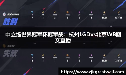 中立场世界冠军杯冠军战：杭州LGDvs北京WB图文直播